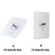 thumbnail image 5 of Yuarrent Gancho de pared 6X, colgador adhesivo fuerte, sin rastro, transparente, sin perforaciones, almacenamiento, pintura, reloj, estante de Almacenamiento y organización del hogar 5*8/75 seda, 5 of 6