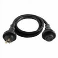 thumbnail image 4 of 30 AMP 30ft Marine Power Cord with Light Indication - Black - ETL - by LifeSupplyUSA, 4 of 4