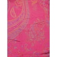 thumbnail image 4 of NYFASHION101 Women's Large Soft Paisley Floral Pattern Scarf Shawl Wrap, Fuchsia, 4 of 4
