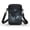 Shark Strawberry, variant on HELLHERO Multicolor Cats and Paw Prints Messenger Bag with Adjustable Strap Polyester Adults 4.33x1.97x7.09 for Casual Use