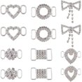 thumbnail image 1 of Adornos para cordones con diamantes de imitación, colgantes de latón para zapatillas, clips para zapatos, hebillas decorativas de metal para zapatos de mujer, accesorios para calzado casual, 1 of 9