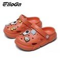 thumbnail image 3 of CERYTHRINA Kids Boys Girls Cartoon Clogs Slippers Toddler Slip On Lightweight Beach Pool Sandals, 3 of 5