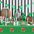 thumbnail image 3 of PIXHOTUL Football Theme Party Supplies and Decorations, Green, Serves 20 (81 Pieces), 3 of 8