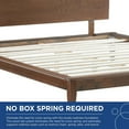 thumbnail image 7 of Astra Full Wood Platform Bed Walnut, 7 of 7