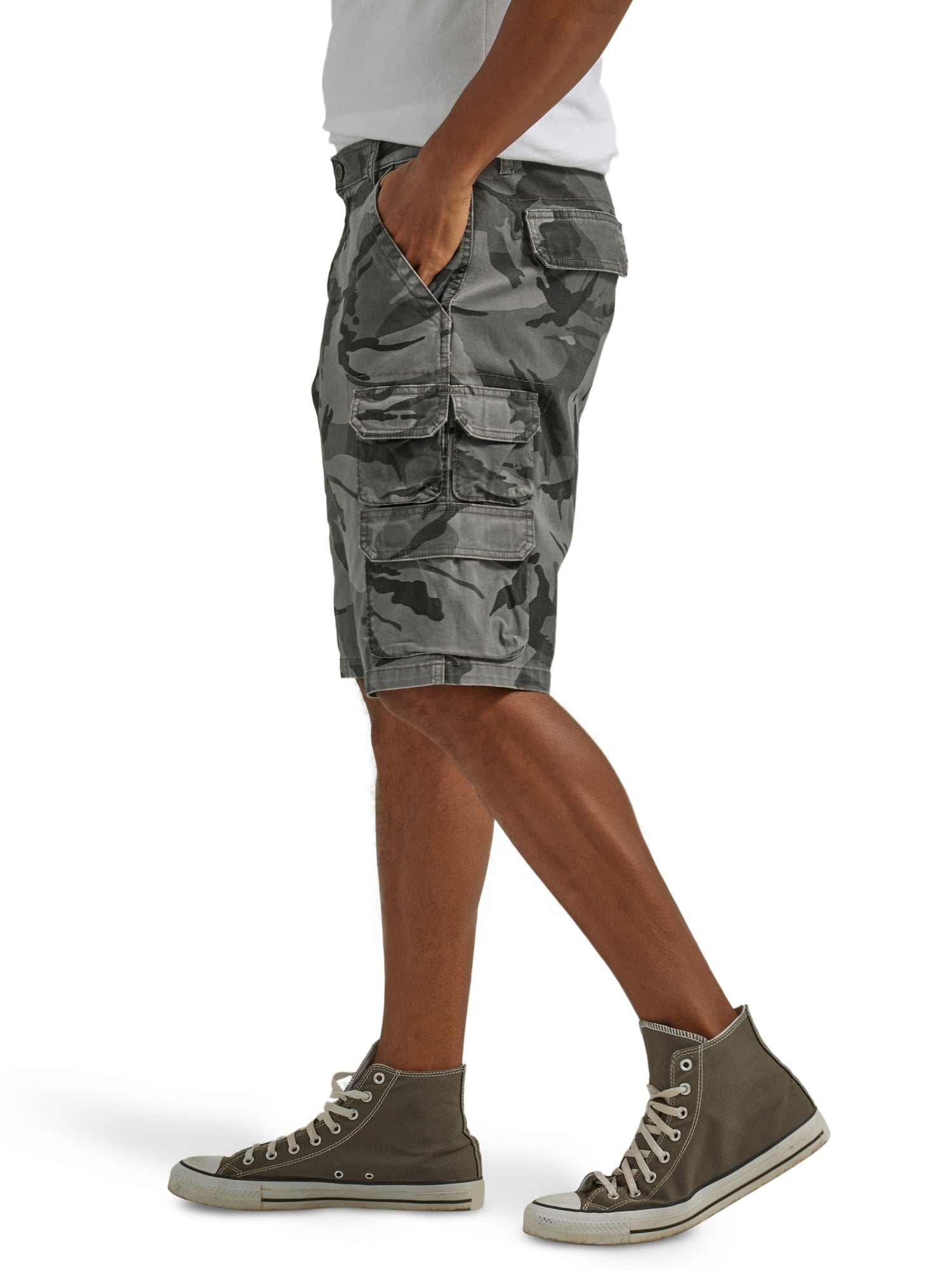 Wrangler Men's and Big Men's Multi-Pocket Cargo Short with Stretch, Sizes 30-50