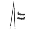 thumbnail image 4 of Correa de hombro portátil de repuesto para bolso, ideal para ir de compras, trabajar, playa y por la noche. negro y plata, 4 of 9