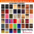 thumbnail image 6 of Express Beauty 100% Kanekalon Fiber African Collection Sensationnel 3X X-Pression Pre-Stretched Braid 58” Inch Hair (350 Copper) (3 Pack), 6 of 7