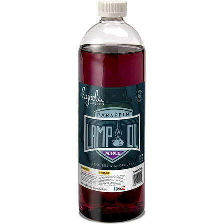 

Hyoola 32 Ounce Smokeless Odorless Liquid Paraffin Lamp Oil - Purple