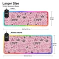 thumbnail image 3 of RGB Gaming Mouse Pad 15W Wireless Charging Large Waterproof Desk Mat 13 Light Modes Mousepad 35.4x15.7 Doodle Love Hearts Crowns, 3 of 6