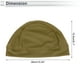 thumbnail image 3 of Gorra de ciclismo Unique Bargains, absorbente de sudor y humedad, forro de casco transpirable, tela de malla de seda Baiku, color arena, 26x15.5cm, 1 Pcs, 3 of 7