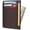 Attractive Brown, variant on Credit Card Holder Genuine Leather Slim & Thin Pocket Wallet Minimalist Wallet Money Clip RFID Blocking