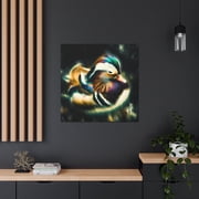 Mandarin Duck Expressionism - Canvas