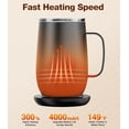 thumbnail image 2 of Heated Coffee Mug T2-Plus, 20oz Leading Large Capacity Self Heating Coffee Mug, Up to 8 Hrs  & Hot Up to 149?,  Coffee Mug for Women, Men, 2 of 6