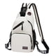 thumbnail image 4 of Bolso bandolera pequeño para hombre, ideal para correr y acampar blanco, 4 of 9