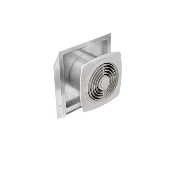 Broan-NuTone 509 Through-the-Wall Ventilation Fan White Cover, 200 CFM, 8.5 Sones, 8" CA3