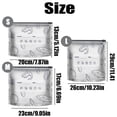 thumbnail image 5 of 10Pcs Reusable Aluminum Foil Sealable Storage Bags, 7.87 x 5.12in Freezer Bags, Reusable, Vacuum Zipper Pouches with Label and Zip Lock for Vegetable, Fruit, Meat, and More, 5 of 6