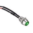 thumbnail image 5 of Luz Indicadora LED AC/DC 110V 8mm Montaje en Panel Luz de Señal LED Verde Carcasa Metálica 2Pcs, 5 of 5