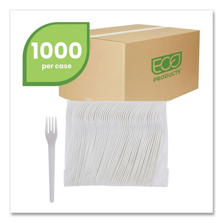 Plantware Compostable Cutlery, Fork, 6 Plantware Compostable Cutlery, Fork, 6