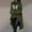 Army Green, variant on Outfmvch Hoodies For Women Zip Up Hoodie Women Women Halloween Butterfly Print Pullover Hoodies Sweatshirt Long Sleeve Irregular Hooded Long Tops Shirt With Pocket Crewneck Sweatshirts Army Green L