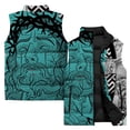 thumbnail image 3 of Chaqueta sin mangas de invierno para hombre, chaqueta con estampado de arte abstracto en 3D, chaleco para deportes al aire libre, acampada, chaqueta de moda para hombre, 3 of 5