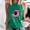 Green, variant on SOOMLON American Flag Graphic Tee for Women Tank Tops Sunflower Distressed 4th of July Shirts Crew Neck Patriotic Tops Sleeveless Fitted T-Shirt Slimming Tee Blouse Resort Wear