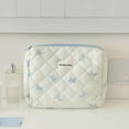 thumbnail image 6 of ZOUBAOQ Makeup Bag Bow Portable Storage Bag Toiletry Bag Makeup Organizer Toiletry C4, 6 of 9