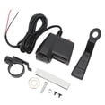 thumbnail image 3 of Motorcycle USB Phone , 5V 3.1A Red Voltmeter Dustproof Waterproof Cover Motorcycle Dual USB   For Electric Bike, 3 of 8