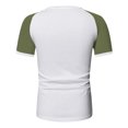thumbnail image 5 of Sngxgn Men's Shirts Short Sleeve Casual Basic Summer Solid T Shirts(AG,L), 5 of 5