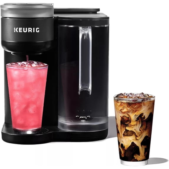 Restored Keurig KBCK87BK K-Brew+Chill Single-Serve Coffee Maker, MultiStream and QuickChill Technology, 70oz. Removable Reservoir, Black (Refurbished)