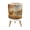 Color 4, variant on Small Trash Can with Lid Autumn Landscape Deer by Tranquil River Birds 1.8 Gallon Dog Proof Trash Can Round Garbage Can Waste Bin Wastebasket for Bathroom Bedroom Living Room
