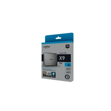 Crucial - X9 Pro 2TB External USB-C SSD - Space Gray