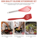 thumbnail image 3 of Juego de utensilios de cocina, 2 uds., utensilios de cocina de silicona antiadherentes, utensilios de cocina, juego resistente al calor, 3 of 5