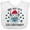 AA-White, variant on Inktastic Are You Yeti for Christmas with Yeti and Snowflakes Adult Boys or Girls Baby Bib