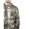 thumbnail image 5 of Mossy Oak Men's Mountain Country Camo Pullover Tech Hoodie with Neck Gaiter, Up to 2XL, 5 of 6