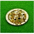 thumbnail image 3 of Brass Pooja Ashta Mangala Lamp Urli Set/Kerala Astamangalya Set (Approx. 10 Inch), 3 of 5