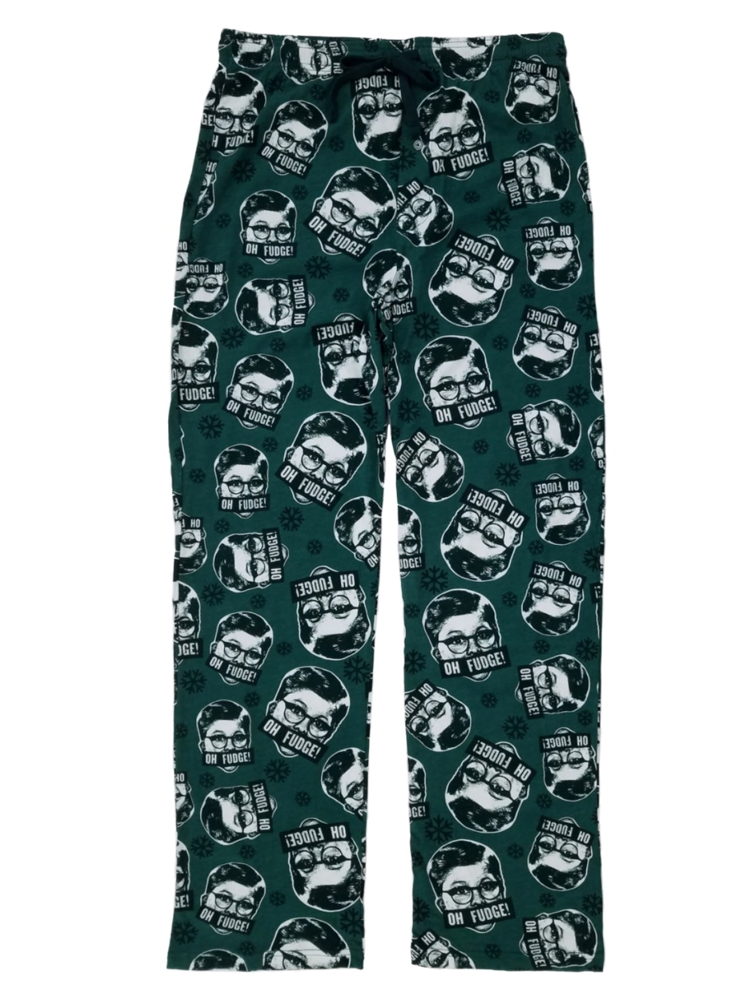 Rudolph the red nose reindeer women's plus christmas pajama top, pants & eye mask A Christmas Story - A Christmas Story Mens Green Ralphie Oh Fudge Knit Sleep Pants Pajama