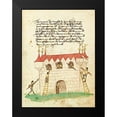 thumbnail image 2 of German 16th Century 15x18 Black Modern Framed Museum Art Print Titled - Civic festival of the Nuremberg Schembartlauf - Castle, 2 of 5