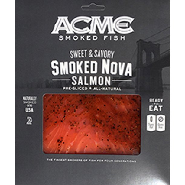 Acme Smoked Fish Sweet Savory Smoked Salmon 8 Oz Walmart Com Walmart Com