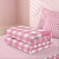 thumbnail image 5 of Erosebridal Fancy Satin Bow Ribbon Zipper Full Size Comforter Sets with Fitted Sheet and 2 Pillowcases, Romantic Floral Print Zipper Bedding Set for Girls, Pink Reversible, 5 of 7