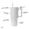 thumbnail image 2 of Simple Modern 30 fl oz Insulated Stainless Steel Trek Tumbler with Straw Lid | Selenite, 2 of 8