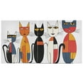 thumbnail image 2 of Cats Abstract 3 Ring Binders 1.5 inch Hardcover File Folders with Interior Pockets A4 Size Organizer for School Office Hospital, 2 of 8