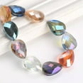 thumbnail image 4 of U8MO 5pcs 18x13mm 24x17mm Flat Teardrop Faceted Crystal Glass Loose Beads DIY Jewelry-18x13mm-Random Mixed, 4 of 7