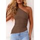 thumbnail image 2 of Musculosa PRETTYGARDEN Mujer Verano 2025 Y2K Un Hombro, 2 of 6