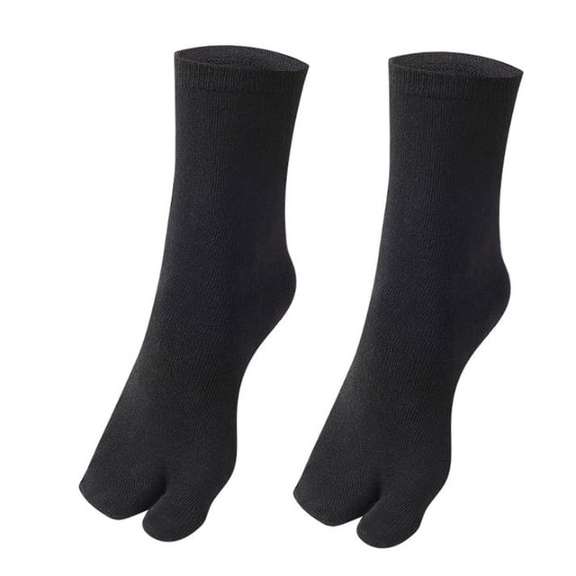 Calcetines unisex con zuecos, calcetines lavables con separación de dedos para uso diario (negro) Likrtyny Cuidado Belleza