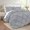 Silver, variant on D.N.G. BEDDINGS 5 Piece Luxurious Diamond Ruffle Comforter Set Super Soft, All Season Pintuck 800 Thread Count, 100% Egyptian Cotton, Oversized Super King Size Silver Color