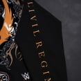 thumbnail image 6 of Men's Civil Regime  Black Rey Mysterio Oro Full-Zip Hoodie, 6 of 7
