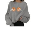 thumbnail image 1 of Pulls à Manches Longues Décontractés à Manches Longues pour Femmes Sweat-Shirts Graphiques d'Halloween, 1 of 4