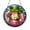 Acrylic 3.5 Inch, variant on Frog Flamingo Pool Float Stained Glass Style Window Suncatcher Decor, Tropical Decorative Acrylic Hanging Panel Ornament for Summer Window Art and Poolside Home Decoration