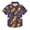 Cartoon Skate, variant on Dailycode Small Short Sleeve Button Down Shirts Panda and Civet Cat Face Casual Shirt 3-10 Years