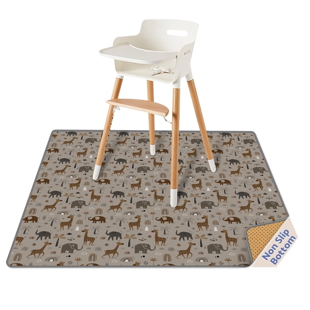 Splat Mat Blissful Diary para bebés, impermeable, 128 x 128 cm, diseño de elefante